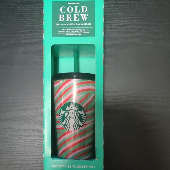 Starbucks Other - Limited Edition Double Wall Cold Cup With Cold Brew Coffee Pod